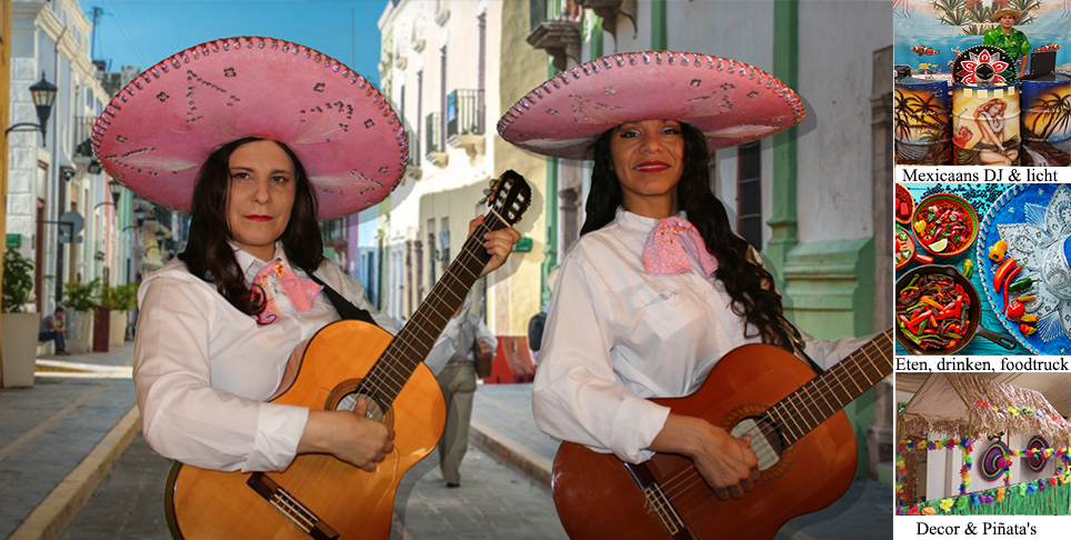 Humoristische bandering van de Mexicaanse Muziek